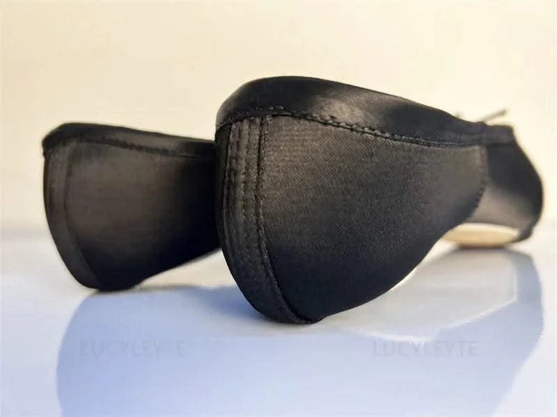 Ballet Dance Shoes Child and Adult Ballet Pointe Shoe Professional with Ribbons Shoes Woman Zapatos Mujer Sneakers Women Girls