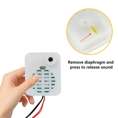 60s Recorder Module Two-Button Recorder One Record One Play Plush Toy Voice Message Recorder Voice Box With Battery LR44*3