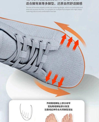 Wide Toe Barefoot Shoes Mens Womens Minimalist Walking Sneakers Shoes | Zero Drop Sole | Breathable Mesh