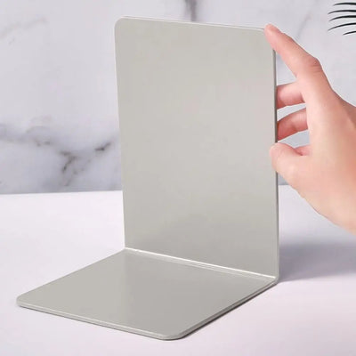 Book Holder L-shaped Desk Bookends Durable Display Book Stand INS Simple Book Support Rack Magazine