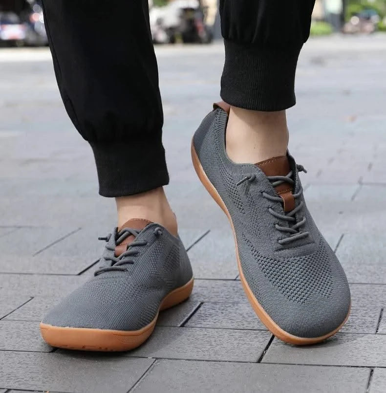 Wide Toe Barefoot Shoes Mens Womens Minimalist Walking Sneakers Shoes | Zero Drop Sole | Breathable Mesh Cross Training Shoes