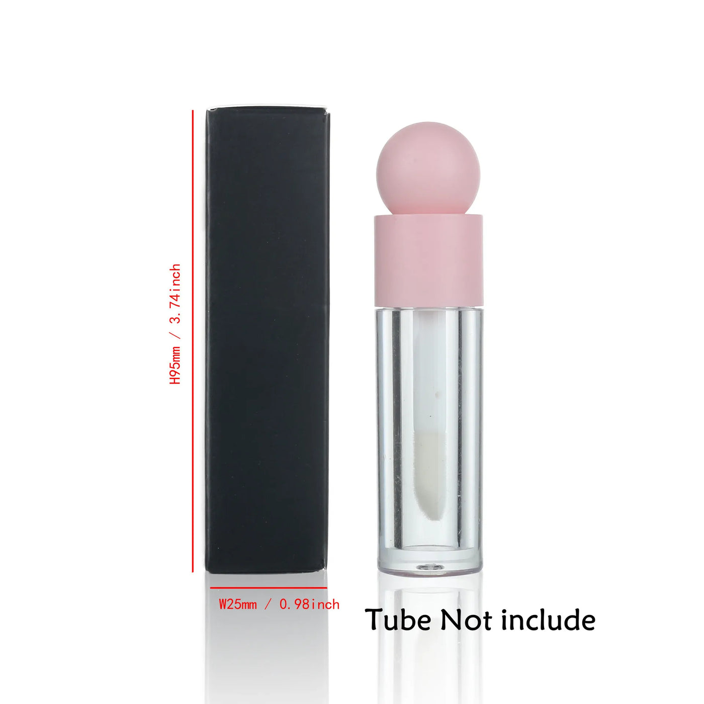 Empty Lip Gloss Box Paper Packaging 50pcs 95mm*25mm Private Label Kraft Paper Boxes Customized Logo Wholesale Bulk for Business