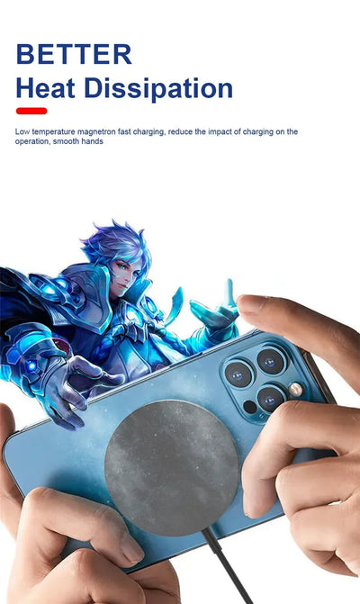 Magnetic Wireless Charger Fast Charging Pad Stand for iPhone 16 15 14 13 12Pro Max Airpods PD USB A Phone Chargers Dock Station