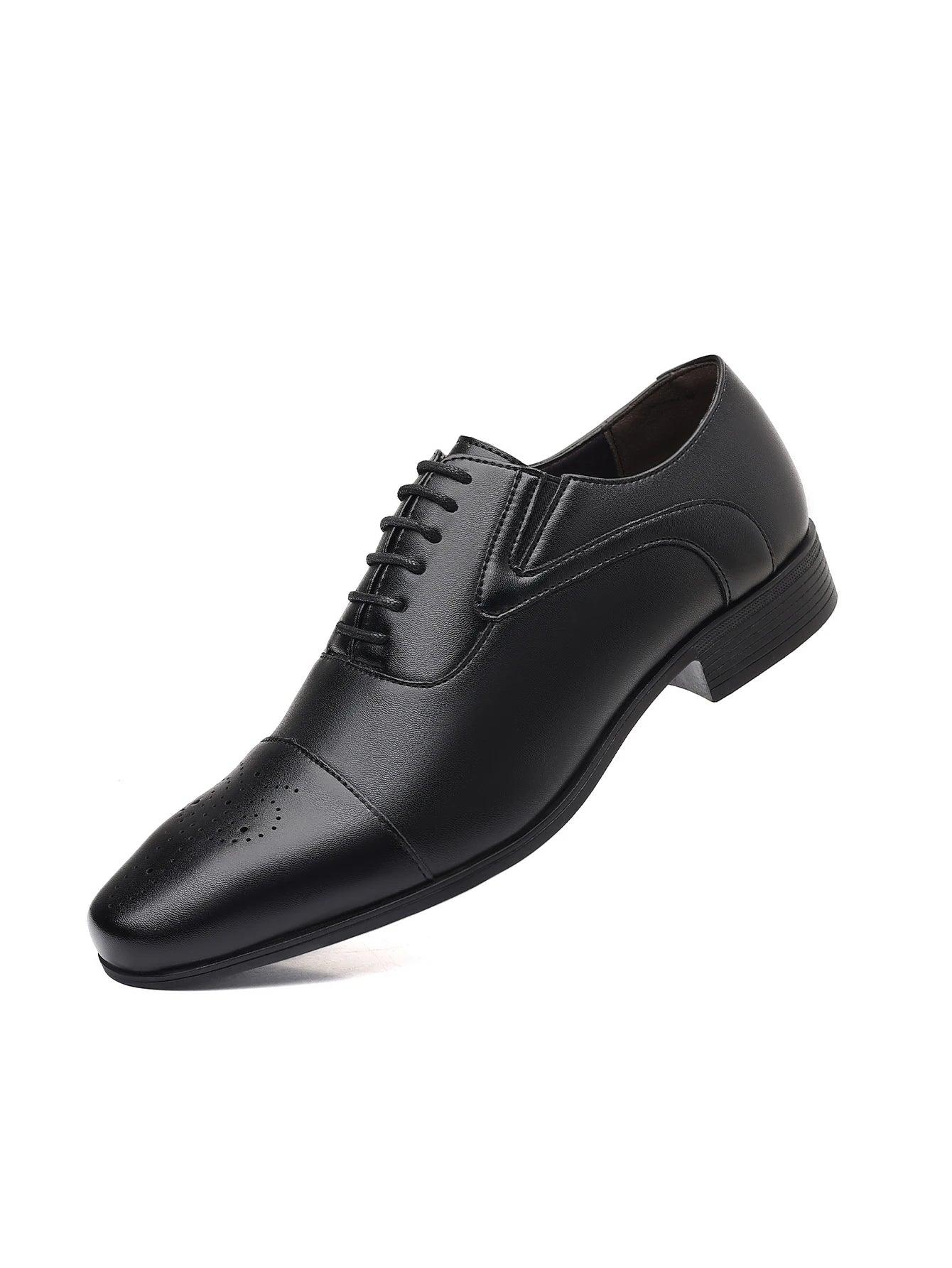 Men's Oxford Formal Dress Shoes Business Comfortable Classic Lace Up Shoes for Weddings, Church, Office, Prom