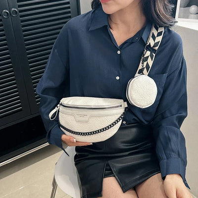 Designer Woman Chest Pack Retro Embroidery Belt Bag Coin Purse Luxury Lady Waist Bag Fashion Brand Shoulder Crossbody Chest Bags