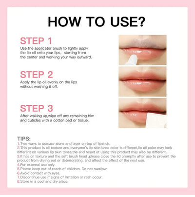 Glow Reviver Lip Oil Nourishing Tinted Lip Oil For A High-shine Finish Infused With Apricot Oil Rose Colors  Mirror Moisturizing