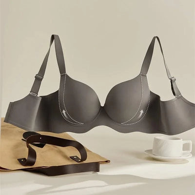 Wireless and Traceless Large Size Women's Anti-sagging Thin Mold Cup Bra