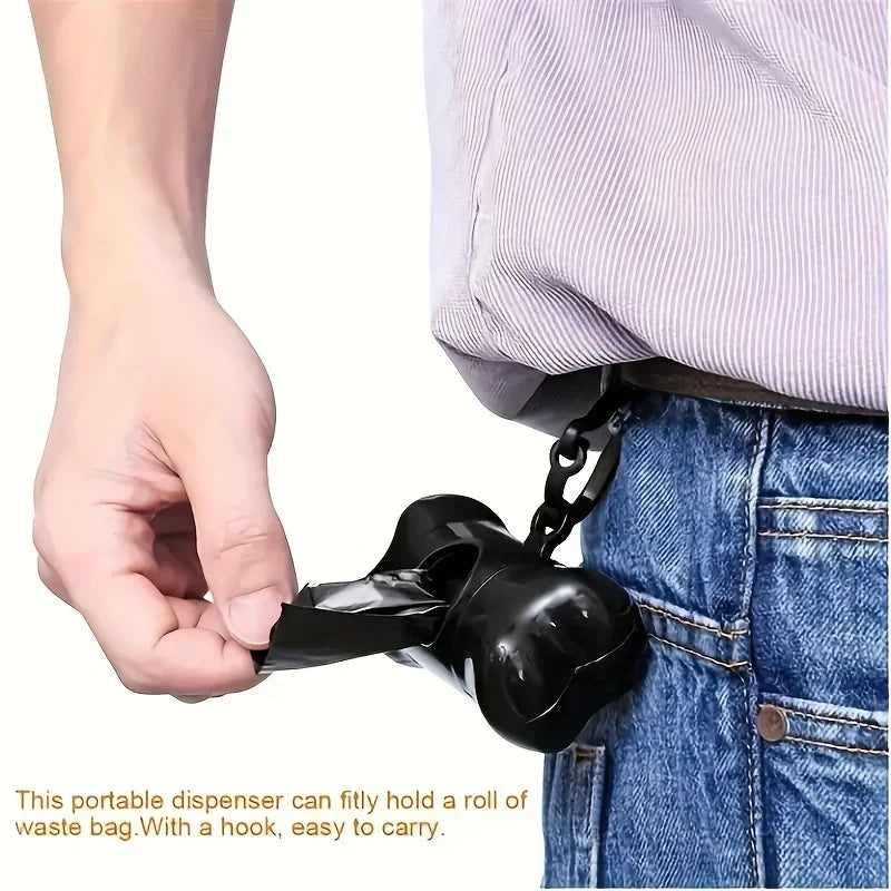 1200pcs Random Color Cartoon Paw Graphic Dog Poop Bags Pet Poop Bags Leak-Proof Dog Waste Bags For Pet Supplies