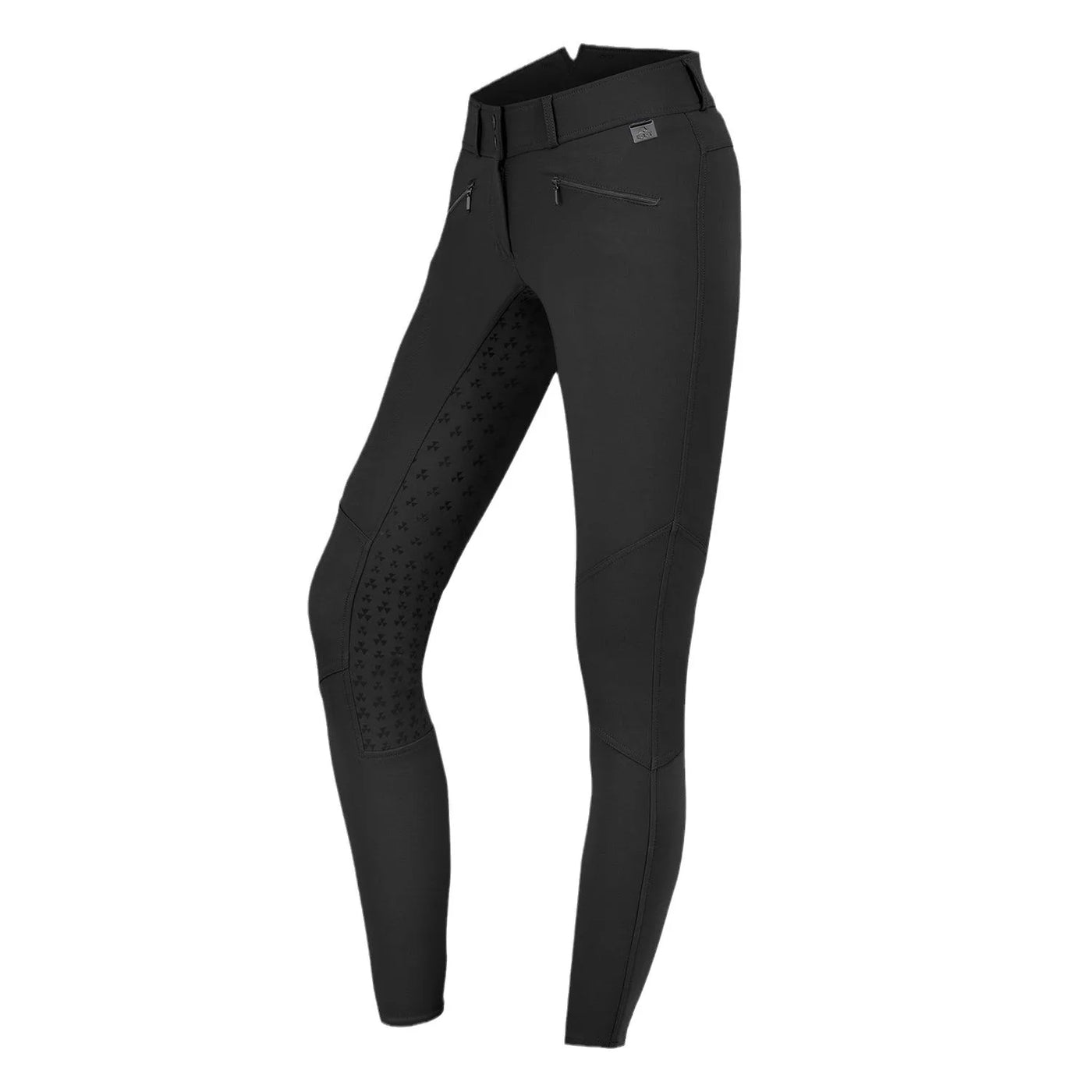 2025 Women's Horse Riding Pants Full Seat Silicone Fashion Equestrian Breeches Horseback Schooling Tights Zipper Pockets