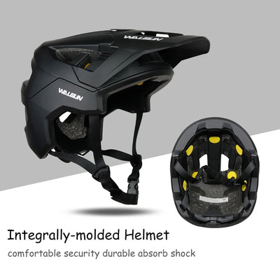 WALGUN Bicycle Helmet MTB Mountain Half-helmet Off-road Racing Cycling Safety Open Helmets Men Women Casco Cross-Country Sports