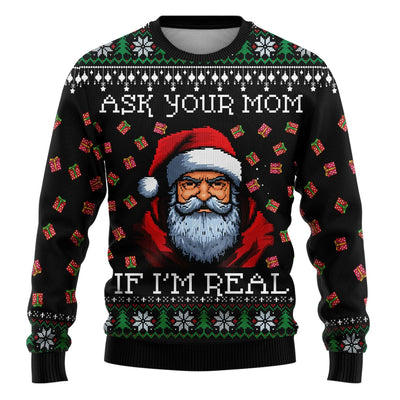 Hilarious Santa Claus Ugly Christmas Sweaters For Men Cartoon 3D Printed Sweatshirts Xmas Holiday Unisex Pullovers Sweater Tops