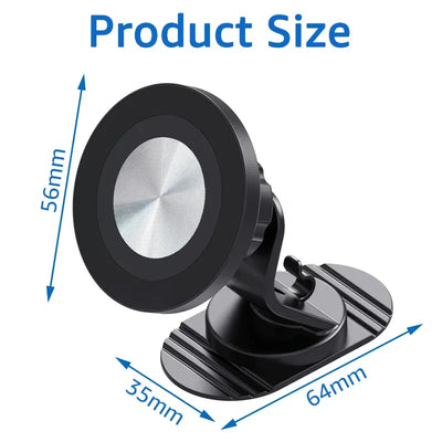 Magnetic Car Cellphone Mount Compatible with MagSafe Universal Magnet Car Dashboard Phone Holder for iPhone 15 Xiaomi Huawei