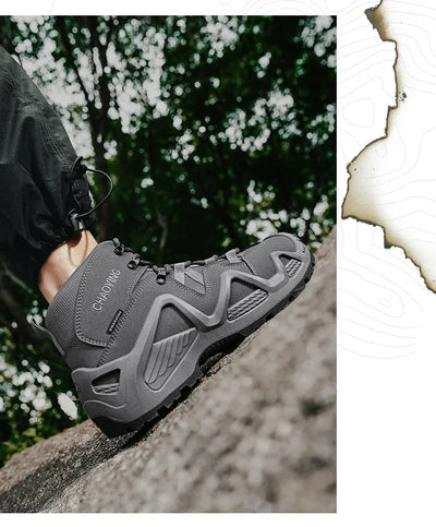 Climbing Hiking Shoes Ankle Men Outdoor Boots Men Tactical Boots Army Boots Mens Military Desert Waterproof Work Safety Shoes