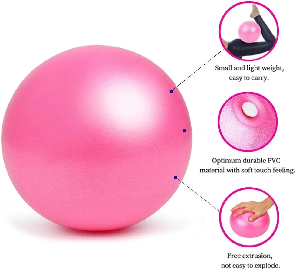 25cm Yoga Ball Exercise Gymnastic Fitness Pilates Ball Balance Exercise Gym Fitness Yoga Ball Indoor Training Yoga Ball Core
