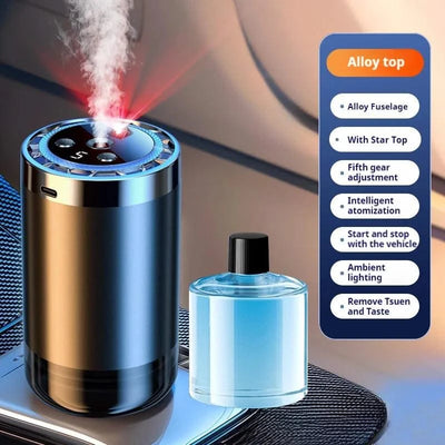 Car Air Humidifier Fragrance Diffuser Car Air Fresheners Perfume Essential Oil Diffuser Odor Eliminator Removing Humidifier