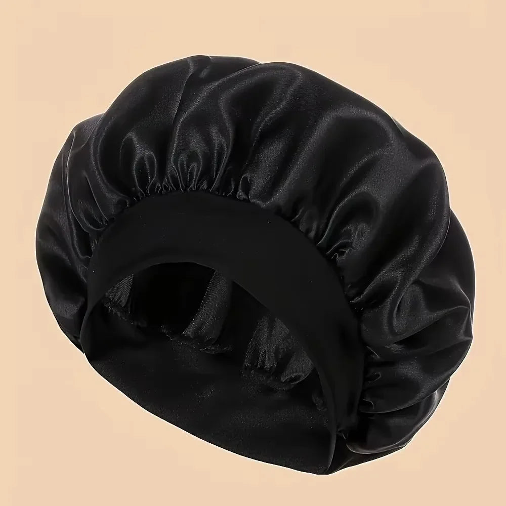 Satin Bonnet Hair Bonnet for Sleeping Silk Bonnets for Women with Elastic Soft Band for Hair Care Night Hair Care Accessories