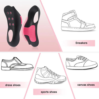 Orthopedic Arch Support Insoles for Flat Feet & X/O Legs Correction - Pain Relief Plantar Fasciitis Insoles for Men and Women