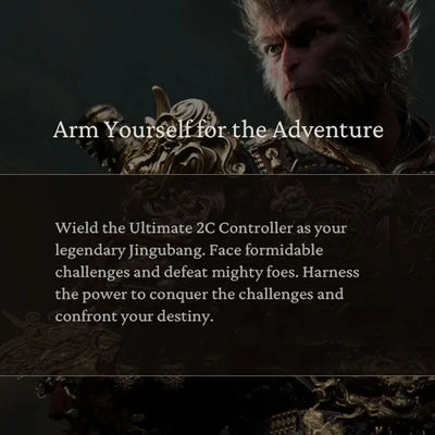 8BitDo Gamepads PC Black Myth Wukong Ultimate 2C Wireless or Wired Gaming Controller Windows 10 11 Steam Raspberry Pi Android