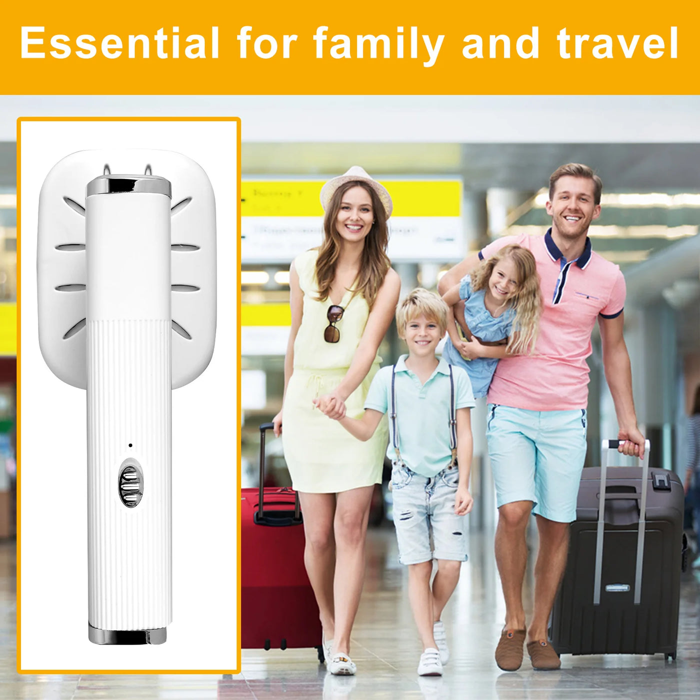 Travel Iron Portable Mini Ironing Machine Garment Steamer Wrinkle Remover Dry and Wet Handheld Steam Iron for Fabric Clothes