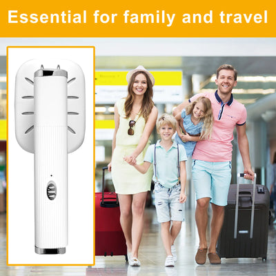 Travel Iron Portable Mini Ironing Machine Garment Steamer Wrinkle Remover Dry and Wet Handheld Steam Iron for Fabric Clothes