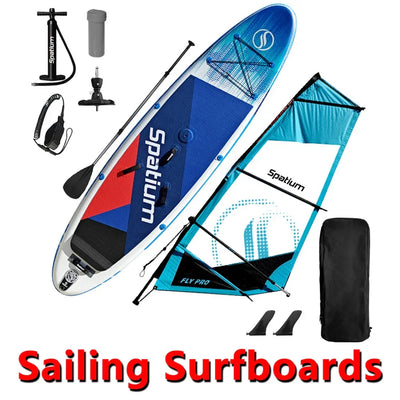 Water Surfing 2-in-1 Windsurf Sail With Sup Board Windsurfing For Smooth Sailing And Paddleboarding Inflatable Surfboard Sailing