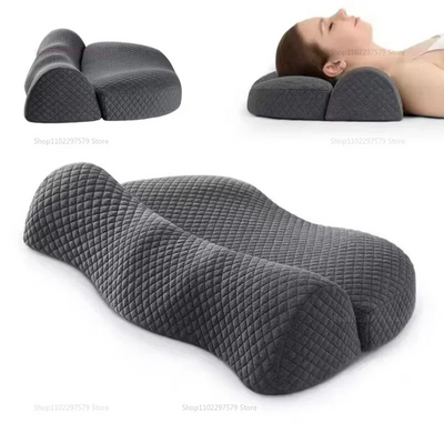 2025 Cervical Pillow Memory Foam Contour Pillow Side Sleeper Bed Pillow Ergonomic Orthopedic Neck Support Pillow for Pain Relief