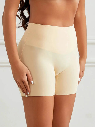 Flarixa Mid Rise Seamless Safety Shorts Boxer Briefs For Women Slip Shorts Tummy Control Shaping Panties Under the Dress Skirts