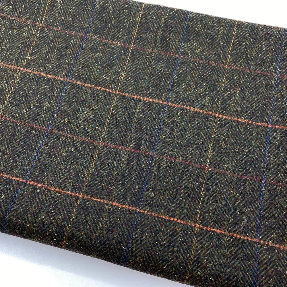 Classic Plaid Men Suits Notch Lapel Single Breasted Slim Fit High Quality 3 Piece Jacket Pants Vest Male Clothing Costume Homme