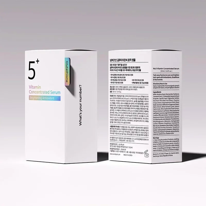 5+ Vitamin Concentrated Serum Vitamin Concentrated Serum Anti-Wrinkle Moisturizing Serum Serum Facial Skin Care Products 50ml