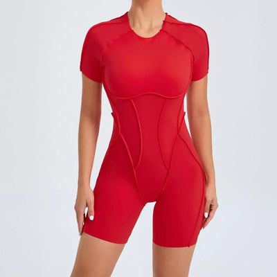 Seamless Yoga Jumpsuits Sports Fitness Hip-lifting
