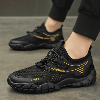 Breathable Mesh Running Shoes Men Summer Lightweight Athletic Sneakers for Hiking Walking Casual Comfortable Sportswear Durable
