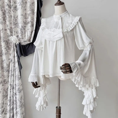 High Waist A-line Skirts for Women's 2025 Faldas Mujer De Moda Lolita Style Japanese Sweet Saia Patchwork Lace Big Swing Skirt