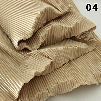 Wrinkled Texture Fabric Background Printmaking Material DIY Wedding Celebration Women Dress Suit Diy Sewing Material
