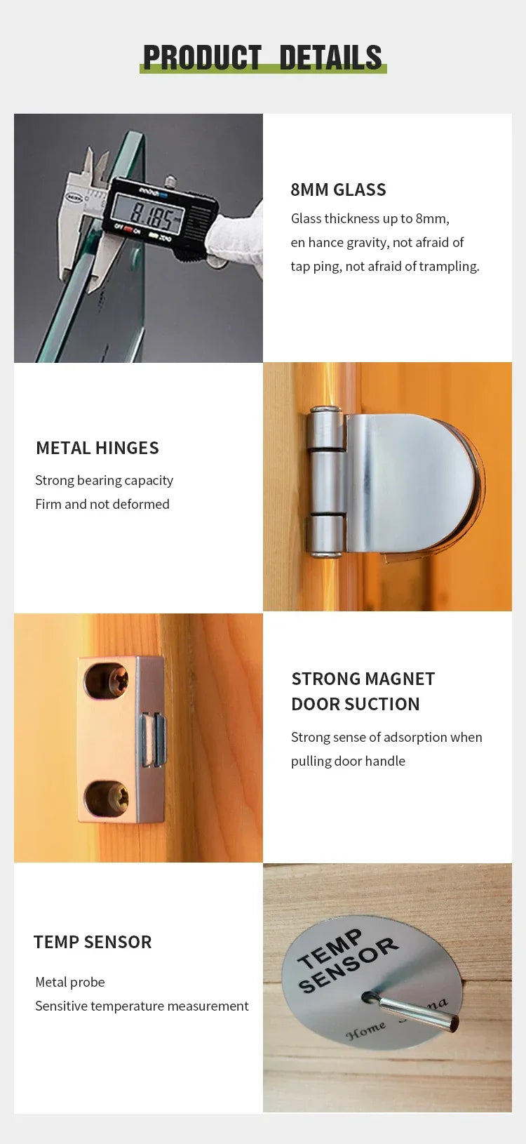 Indoor Traditional Sauna Dry Steam Far Infrared Sauna Room Outdoor Electric Stove Sauna