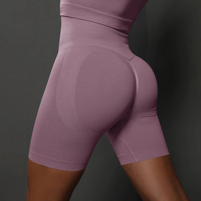 Seamless Shorts for Women Yoga Shorts Push Up Booty Workout Gym Shorts Fitness High Waist Sports Short Women Clothing