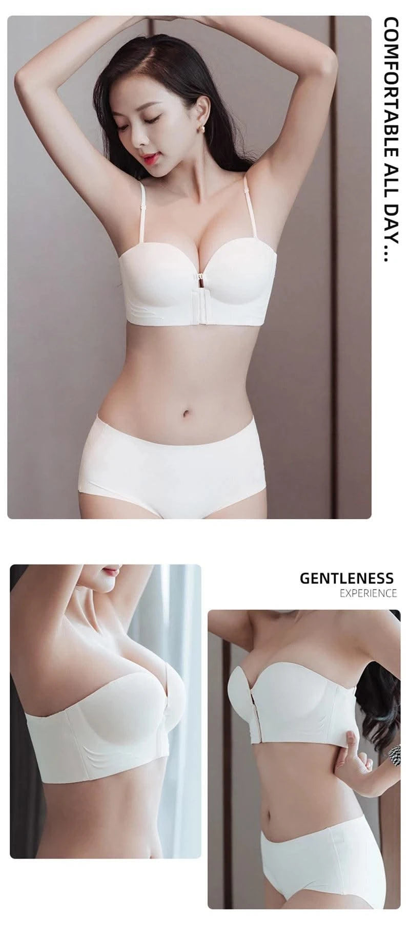 Front Closure Traceless Bras For Women
