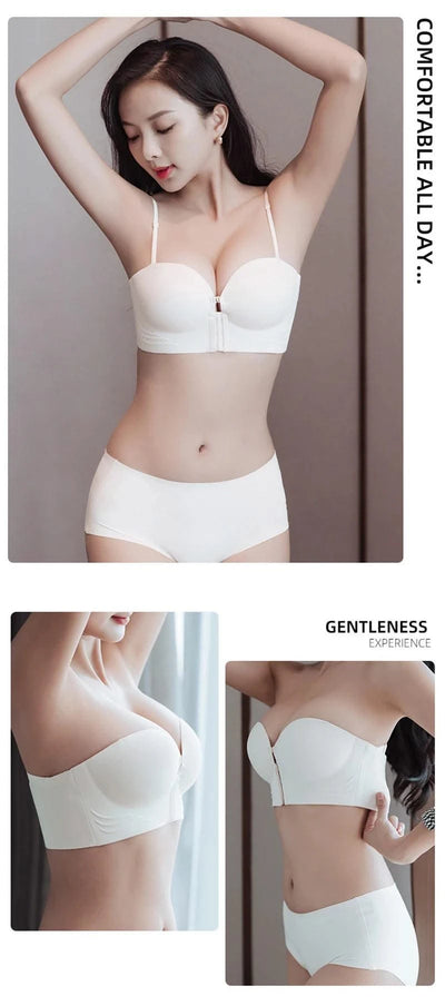 Front Closure Traceless Bras For Women