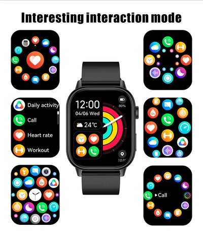 LIGE GPS Trajectory Smart Watch Women 2.01" HD Screen Compass Bluetooth Call Heart Rate Blood Oxygen Men Smartwatches 2025 New