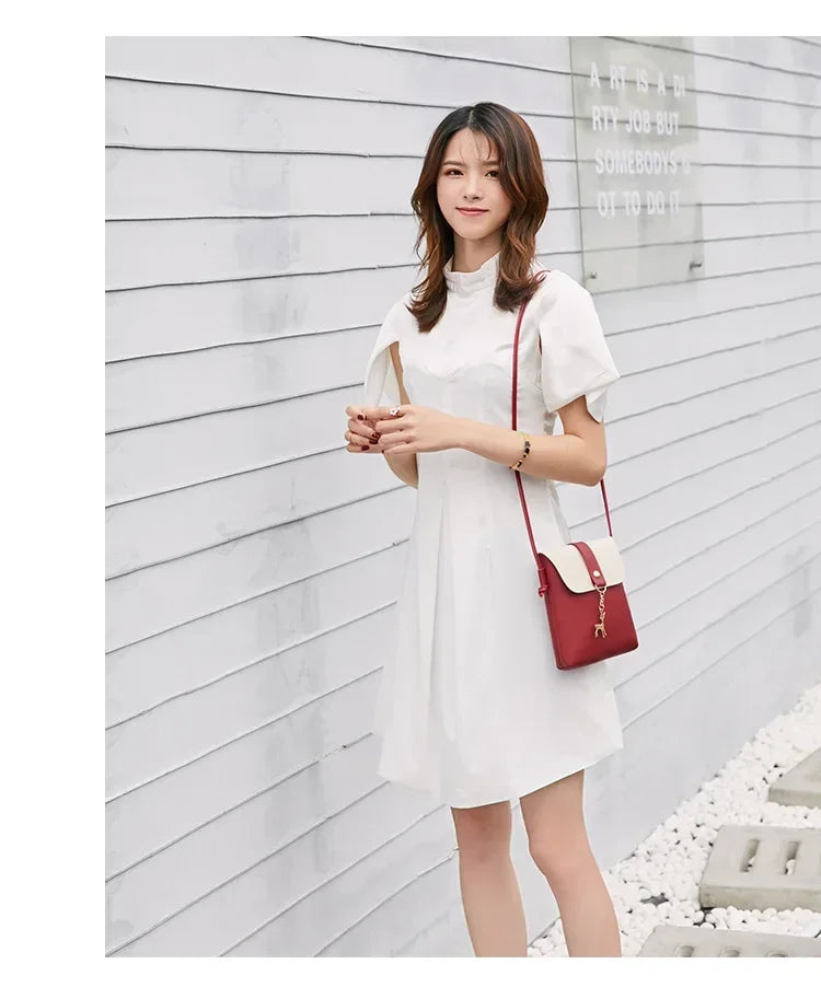 Fashion Handbags Women Bags Designer New Casual Bag Mobile Phone Bag Personality Deer Charm Single Shoulder Diagonal Bag