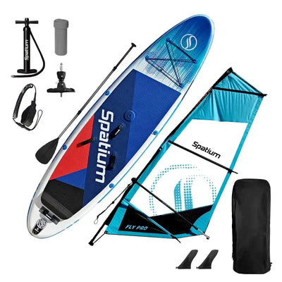 Water Surfing 2-in-1 Windsurf Sail With Sup Board Windsurfing For Smooth Sailing And Paddleboarding Inflatable Surfboard Sailing