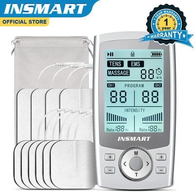 Neck Massager Mini Electric Neck Massage EMS Cervical Back Vertebra Massage Patch 8 Modes Relieve Relax Muscle Fatigue Tools