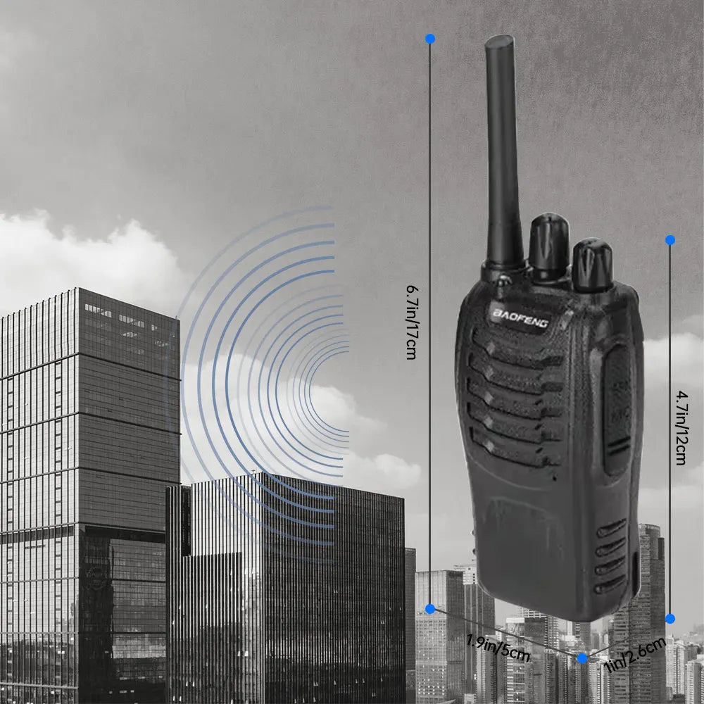 2PCS Wholesale BAOFENG BF 88E Portable Two-Way Amateur Radio Handheld Walkie Talkie Charable DMR GMRS Batteries Model BF-88E