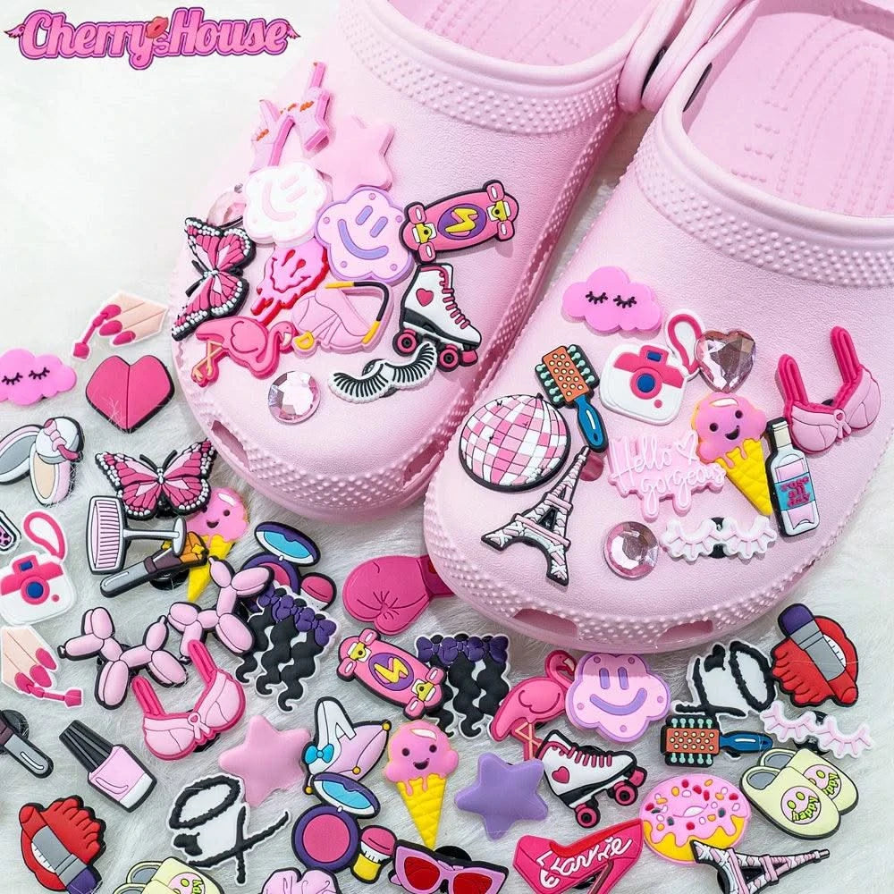 20//50/100pcs Random Shoe Charms for Women