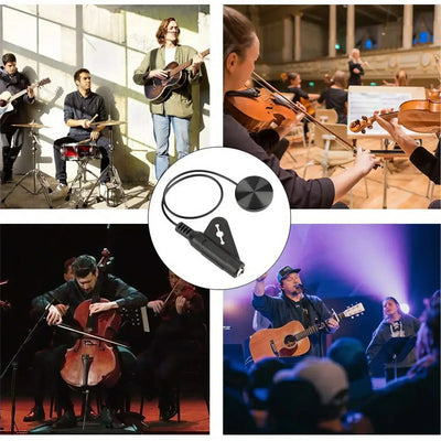 Acoustic Guitar Pickup Professional Violin Ukulele Pickup Music Instrument Accessories for Electric Guitar Parts and Accessories