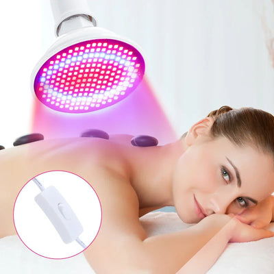 LED Red Light Photon Therapy Face Mask Beauty Instrument Facial SPA Acne Wrinkle Removal Skin Rejuvenation Anti Age Device
