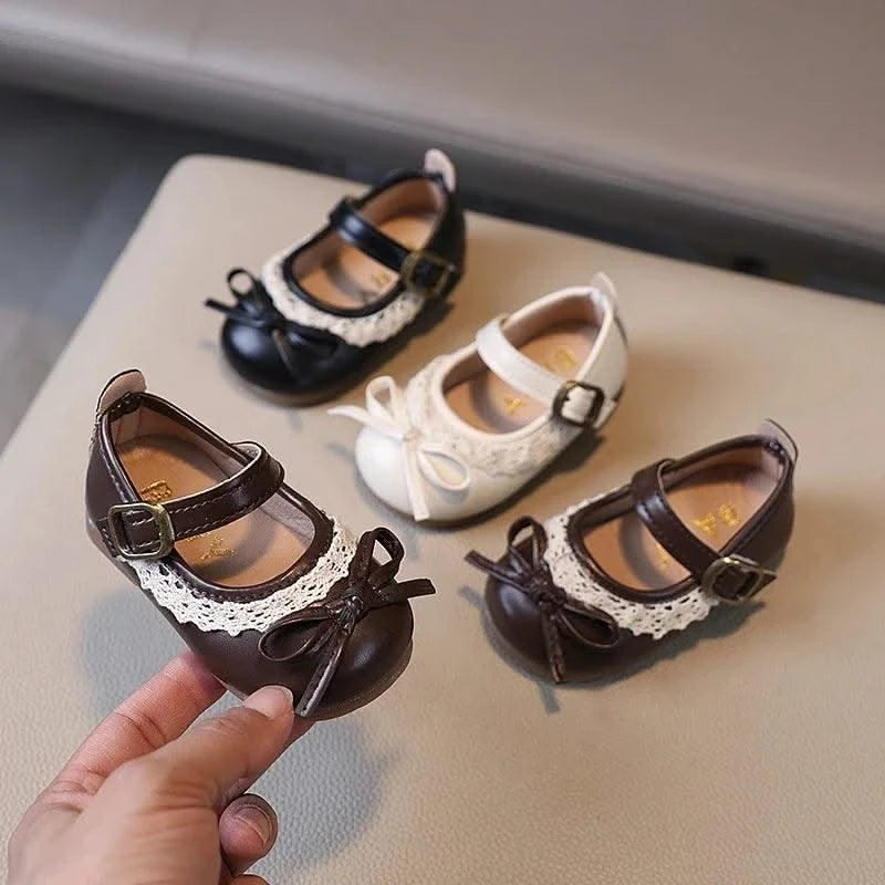 Soft Leather Flat Shoes For Toddlers and Children | Spring Autumn | Princess Casual Walking Shoes | Kids Girls Fashion