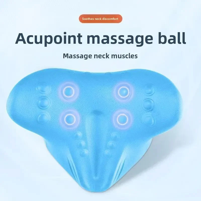 Cervical Spine Stretch Neck Shoulder Relaxer Cervical Muscle Relaxation Shoulder Massage Pillow Spine Correction Neck Massager