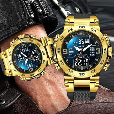 High-End Sports Watch for Teens - Multifunctional, Luminous Alarm, Digital Display,Battery Operated, Digital Movement Watch