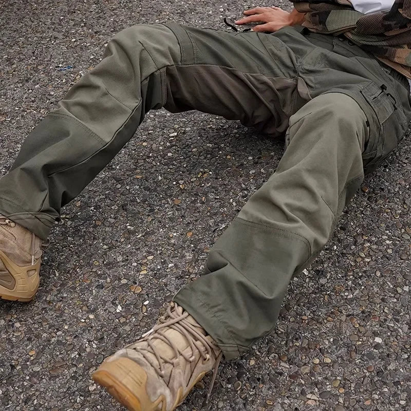 Multi Pockets Tactical Cargo Pants Men's Spring Autumn Outdoor Military Work Trousers Workwear Field Training Combat Pants Male