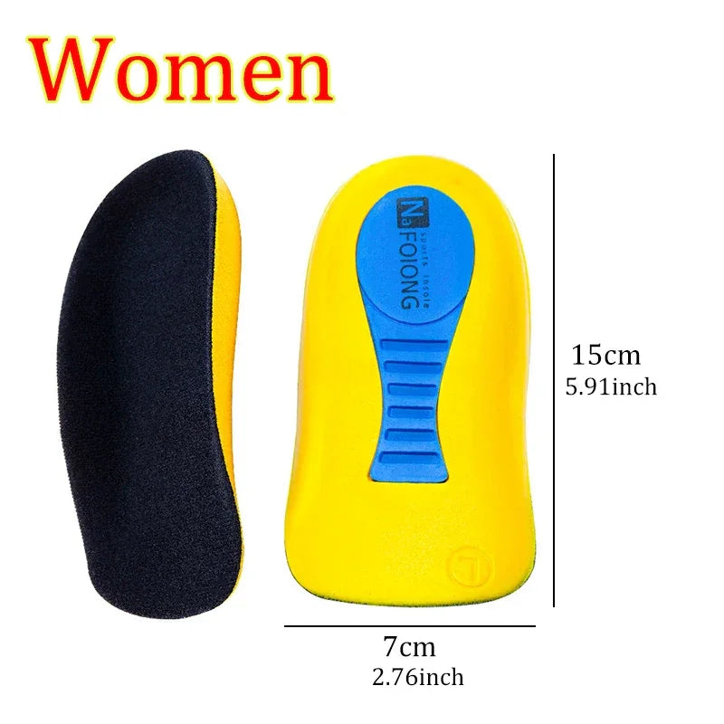 Orthopedic Insoles Plantar Fasciitis Flat Feet Increase Insoles Arch Support Shock Absorption Pain Relief Foot Care Shoe Cushion